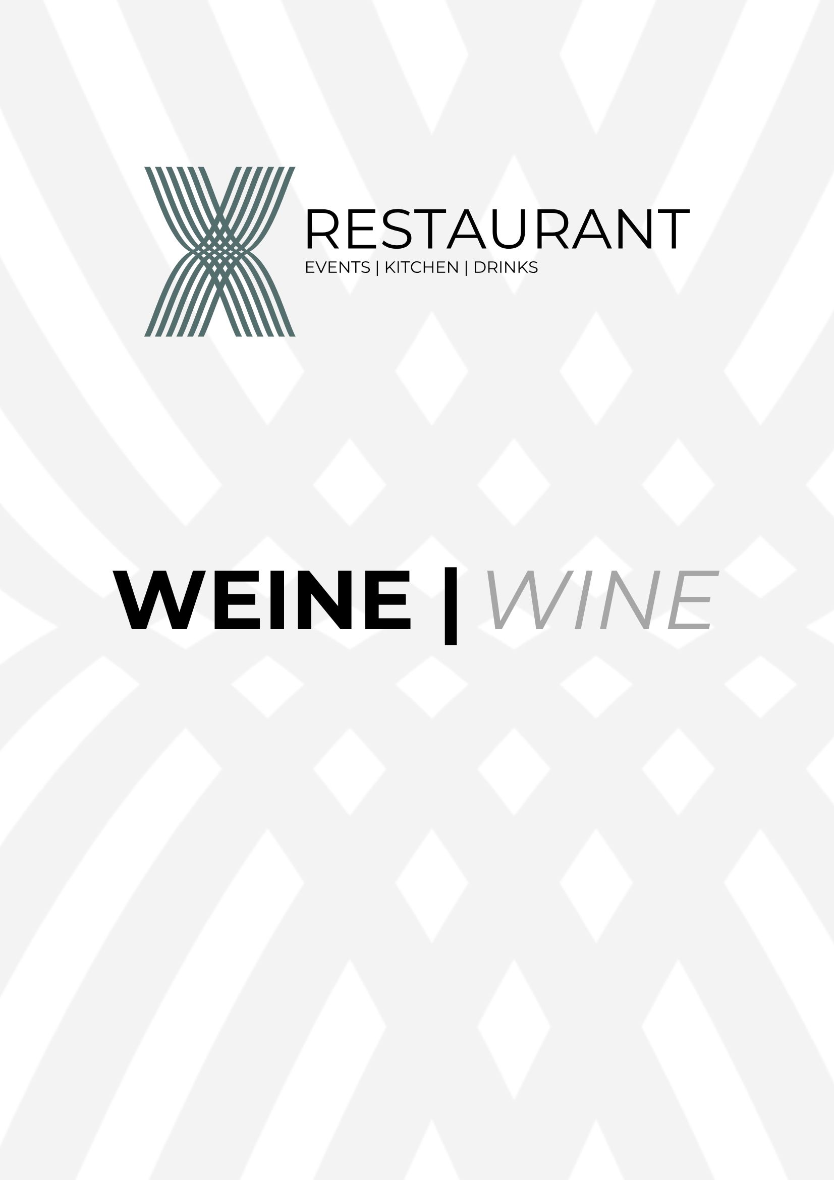 Weinkarte des X Restaurant Linz